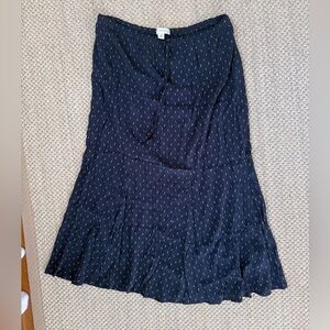 Treasure & Bond Flowy Maxi Navy Skirt Size XL